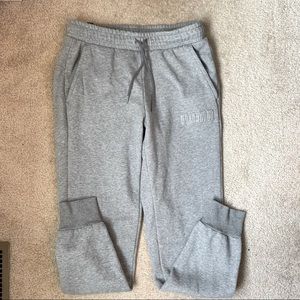 Puma Mens Fleece Jogger size M. Great condition. Grey